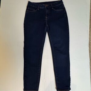 Workshop Republic Dark Wash Stretch Skinny Jeans Size 6 Mid Rise Casual Workwear